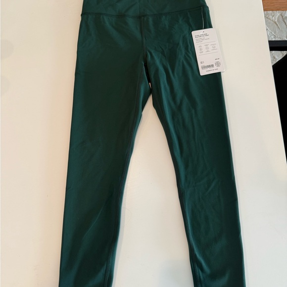 Athleta Forest Green Ultra High Rise 7/8 Tight - Picture 1 of 5